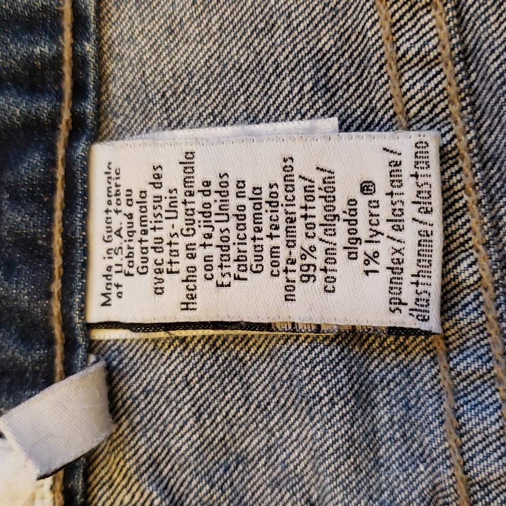 8 x 32 Calvin Klein CK Slim Bootcut Blue Denim Jeans - Picture 11 of 11